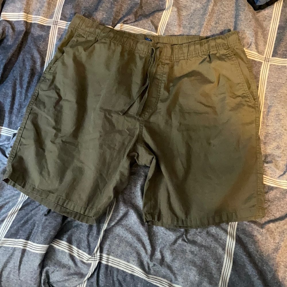 Military Green Khaki Shorts